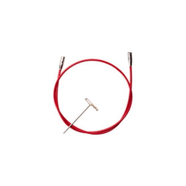 ChiaoGoo Twist RED Strickkabel – 93 Cm, 1 Stück, Memory-frei, Mit Roter Nylon-Ummantelung