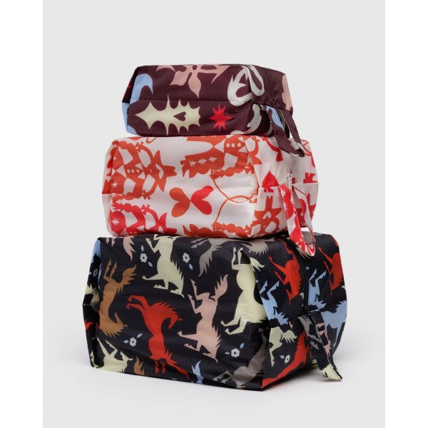 Baggu - 3D Zip Set – Wet Coast Wools